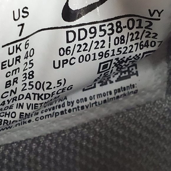 Nike KD Trey 5 X Basketball Shoes Men's 7 Particle Gray Lilac Athletic Sneakers - Picture 11 of 11